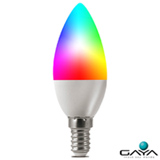 Lâmpada LED Vela Inteligente Smart 5W Wi-fi RGB e Branca - Gaya
